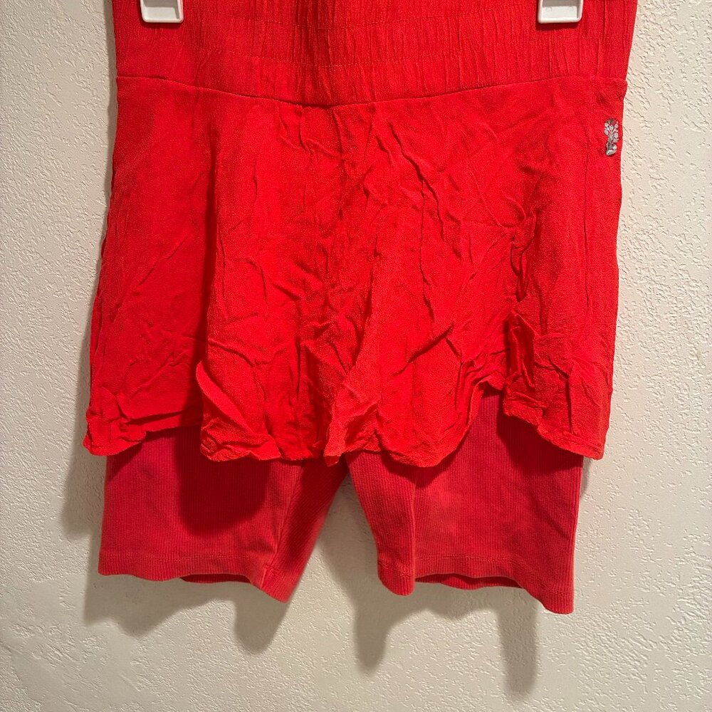 Free people movement ballet all day skort - active skirt in bright pink coral